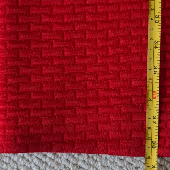 Carolina Herrera Red Cocktail Dress Size 2 - Picture 6 of 9